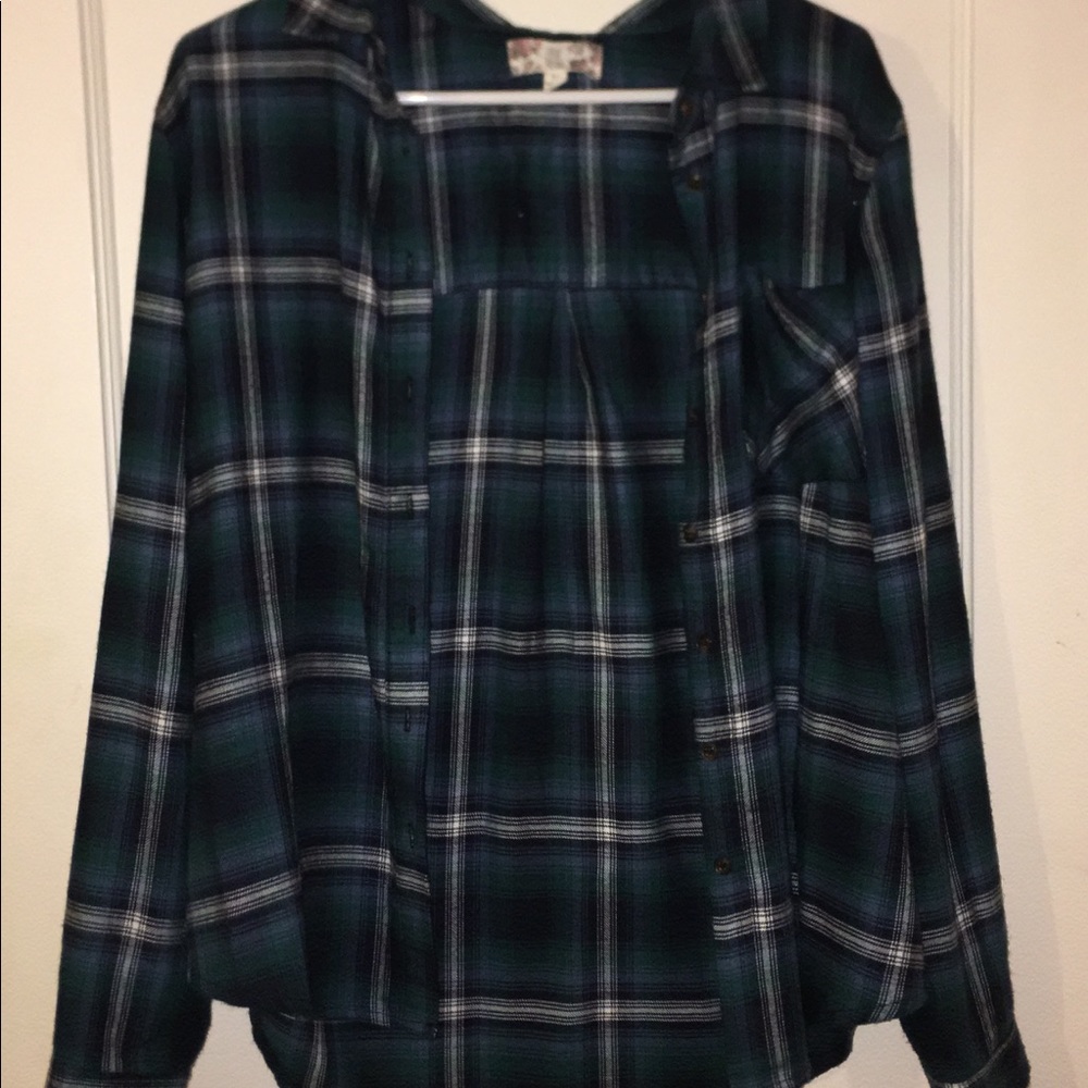 Size L Women’s Pink Rose Flannel